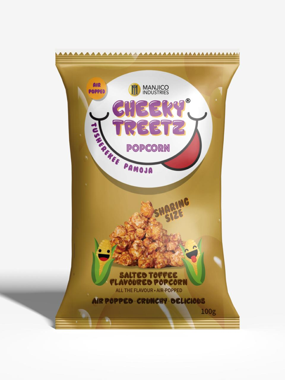 CHEEKY TREETZ SALTED TOFFEE POPCORN 40G
